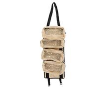 Borsa Rotolabile Porta Attrezzi 600D Oxford, Borsa da Spalla Staccabile 78,5x31cm - Resistente e Versatile per Elettricisti, Falegnami e Idraulici (Beige)