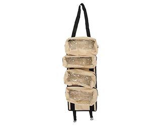 Borsa Rotolabile Porta Attrezzi 600D Oxford, Borsa da Spalla Staccabile 78,5x31cm - Resistente e Versatile per Elettricisti, Falegnami e Idraulici (Beige)