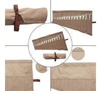Borsa rotolo attrezzi tela cerata resistente facile con 16 tasche
