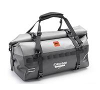 BORSA / RULLO PER SEDILE / PORTAPACCHI 40L 100% IMPERMEABILE COLORE NERO/ARGENTO