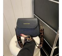 Borsa Saddlebag a tracolla con croce allo scoperto con texture alla moda e versatile per donne, mini borsa a tracolla a tinta unita, alla moda borsa a spalla a tracolla con cinghia larga, borsa quadra