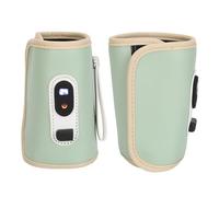 Borsa Scaldabiberon, Custodia per Biberon Portatile per Viaggi a Casa - Display LCD, Temperatura Regolabile a 5 velocità, Impermeabile, Design di Riscaldamento USB (GREEN)