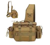 Borsa scatola da - grande borsa portaoggetti da touring con porta canna - tasca organizzatrice per attrezzi e attrezzature resistenti all'usura, per escursionismo, campeggio, sopravvivenza