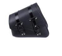 Borsa Sella Posteriore PER Borse Laterali Per Moto Borsa Porta Attrezzi Laterale In Pelle PU Da Sella Per Bagagli Nera Universale Sinistra