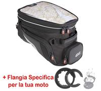 Borsa serbatoio Kawasaki Versys 650 2017 Givi XS320 Tanklock Bf26 Tank Bag