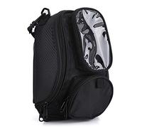 Borsa Serbatoio per Moto, Moto Universale Nera Che Guida Una Borsa Serbatoio Resistente per Olio Magnetico Resistente all'Acqua
