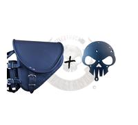 Borsa Set Diablo Nero+Supporto Softail fino A 2017 Adatto A per Harley