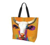 Borsa Shopper Abstract Antelope Head Tote Bag Riutilizzabile Borse Della Spesa A Spalla Singola Resistente Shopping Bags Per Regali Per Compleanno Regali Positivi Lavoro