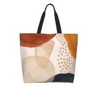 Borsa Shopper Abstract Minimalist Boho Handbag Shopping Borse Della Spesa A Spalla Singola Donna Shopping Bags Per Regali Positivi Viaggi Donne Fidanzate
