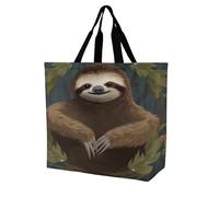 Borsa Shopper Animal Borsa A Tracolla Grande Grande Capacità Con Manici Borsone Da Viaggio, Per Shopping, Spiaggia, Yoga, 50x40cm