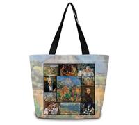 Borsa Shopper Arts By Paul Cezanne Classico Borsa A Shopper Donna Elegante Borse Tote Donna Per Viaggi Palestra Lavoro