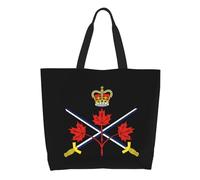 Borsa Shopper Canadian Army Borsa A Spalla Grande Capacità Riutilizzabile Tracolla, Per Spiaggia, Lavoro, Scuola, 50x40cm