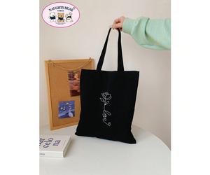 Borsa shopper con grafica floreale e lettere Borsa da scuola per laureati, ragazze adolescenti, matricole, studenti secondo anno, junior e senior al college, università e scuola superiore, perfetta pe