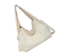 Borsa shopper da donna con stampa a nido d'ape creativa che offre molteplici opzioni di trasporto, tra cui borsa a tracolla e a tracolla per uso quotidiano, bianco, One Size