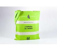 Borsa Shopper di tela Feltrinelli. L'opera al nero