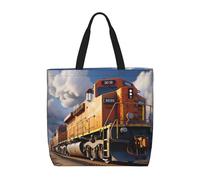 Borsa Shopper Freight Train Multifunzionale Borsa A Shopper Donna Classico Shopper Tote Per Ufficio Tutti I Giorni Fitness
