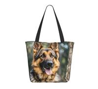 Borsa Shopper German Shepherd Tote Bag Shopping Borse Della Spesa A Spalla Singola Casual Shopping Bags Per Donne Fidanzate Regali Per Compleanno Lavoro