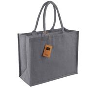 Borsa Shopper In Juta Laminata Naturale O Colorata Di Westford Mill