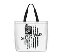 Borsa Shopper Oil Field Lives Matter Borsa Di Tela Personalizzata Casuale Borsone Da Viaggio, Per Quotidiano Vita, Donna, Yoga
