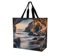 Borsa Shopper Sea Borsa A Spalla Casuale Grande Capacità Tracolla, Per Spiaggia, Yoga, Quotidiano Vita, 50x40cm