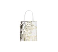 Borsa Shopper Tote Bag gold Tarot De Marseille Hermite Tarocchi Eremita oro