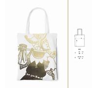 Borsa Shopper Tote Bag gold Tarot De Marseille Le Mat Tarocchi Il Matto oro
