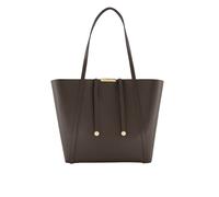 Braccialini Double La shopper che unisce eleganza e versatilità in un solo gesto. Linee pulite, silhouette essenziale e una raffinata tonalità cipria si combinano con un interno a pois dal carattere