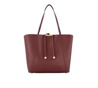 Braccialini Double La shopper che unisce eleganza e versatilità in un solo gesto. Linee pulite, silhouette essenziale e una raffinata tonalità cipria si combinano con un interno a pois dal carattere