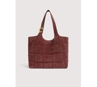 Borsa Shopping C-Easy Check Large in camoscio Coccinelle