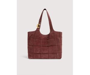 Borsa Shopping C-Easy Check Large in camoscio Coccinelle