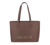 Borsa shopping grande Love Moschino, marrone scuro - Tabella Colori: Marrone Scuro