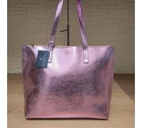 Borsa Shopping Grande Palazzo Vieri Firenze Metal Pink Ecopelle