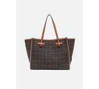 Borsa Shopping Marcella in tessuto pied de poule Gianni Chiarini