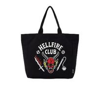 Borsa Shopping Stranger Things XL leggera e pratica - Borsa in tessuto per la spesa con design Stranger Things, riutilizzabile e comoda da trasportare