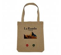 Borsa Shopping Tote Bag Aspetto Lino - Chiama Telefono Passione Umorismo Decroche Musica Hobby - Borsa da spesa in tela spessa 360 g Beige Naturale Borsa con spalla solida stampata in Francia, Rando