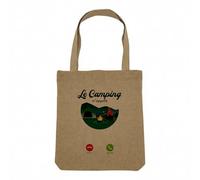 Borsa Shopping Tote Bag Aspetto Lino - Chiama Telefono Passione Umorismo Decroche Musica Hobby - Borsa da spesa in tela spessa 360 g Beige Naturale Borsa con spalla solida stampata in Francia