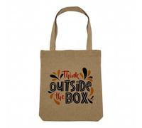 Borsa Shopping Tote Bag Aspetto Lino - Collezione Citazione Benessere Inglese Tipografia Messaggio Self Care Salute Mentale - Borsa da spesa spessa 360 g Beige Naturale Borsa da spalla Solida, Outside