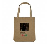 Borsa Shopping Tote Bag Aspetto Lino - Collezione Parodia Sito di incontri Cattivo Film Social Network Incontri Amore Serie Videogiochi Scherzo Umorismo San Valentino - Borsa della spesa Tela spessa