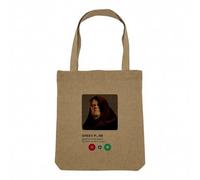 Borsa Shopping Tote Bag Aspetto Lino - Collezione Parodia Sito di incontri Cattivo Film Social Network Incontri Amore Serie Videogiochi Scherzo Umorismo San Valentino - Borsa della spesa Tela spessa