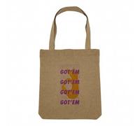 Borsa Shopping Tote Bag Aspetto Lino - Collezione Sneaker Cultura Sneakerhead Collezione Shoes Hobby Kicks Scarpa Marca Addict - Borsa da spesa in tela spessa 360 g Beige Naturale Borsa da spalla