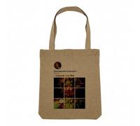 Borsa Shopping Tote Bag Aspetto Lino - Collezione Social Networks Parodia Pittore Pittura Classica Romantica - Borsa della spesa spessa 360 g Beige Naturale Borsa con spalla solida stampata in