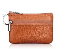 Borsa singola con cerniera in vera pelle da affari per cartoline da affari organizer per la festa del papà regali per la festa della mamma sacchetto del portafoglio per le donne portafoglio con