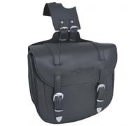 Borsa singola laterale Moto Custom Universali Mono Chopper Nero