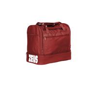 Borsa Small per Zeus Sport Ampio Scomparto Relax Allenamento Fitness Palestra Borsone Borse Borsoni Attrezzatura Sportiva Calcio Calcetto Campetto Fondo Rigido (Granata, H 40 x L 47 x P 26 cm)