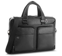 Borsa sottile porta computer e porta iPad®10,5"/9,7" a due manici Black Square Piquadro