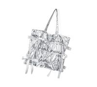 Borsa sotto le ascelle alla con design unico a pieghe e fiocchi Borse a tracolla Borsa per lo shopping e appuntamenti per le donne Borsa a tracolla in stile coreano