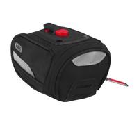 ABUS Borsa da sella Oryde ST 2085 KF - bicicletta con copertura antipioggia 145 mm x 75 Capacità 0,7 litri, nero