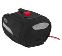 ABUS Borsa da sella Oryde ST 2085 KF - bicicletta con copertura antipioggia 145 mm x 75 Capacità 0,7 litri, nero