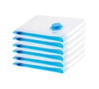 Borsa sottovuoto, 6 pezzi, sacchetto sottovuoto per aspirapolvere, compressione, riutilizzabile, per biancheria da letto, abbigliamento, piumini, materasso, tenda e viaggi(60 x 40 cm)
