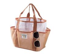 Borsa Spiaggia | Sacca Grande in Rete per Piscina,Tote per Donna Leggero e Multifunzionale di Grandi Dimensioni Ideale per Vacanze Familiari Estate Viaggi Picnic Palestra e Scuola